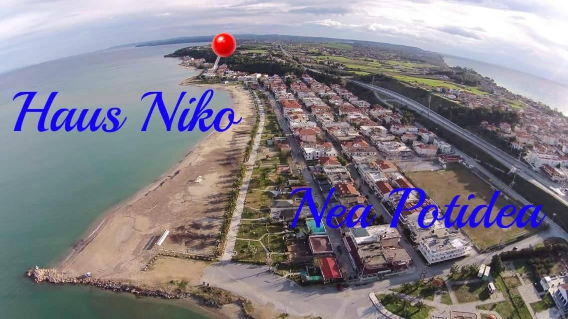 Haus Niko Apartments And Suites Néa Potídea Kültér fotó